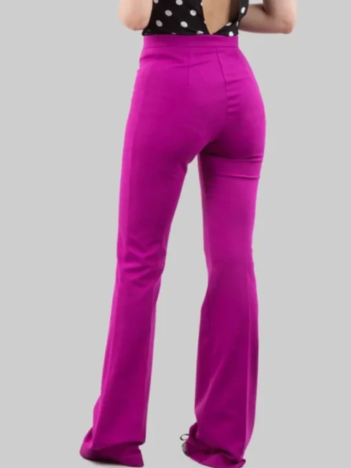 Clearance PINKO PANTALONI FLARE HULKA IN TESSUTO ELASTICIZZATO Viola