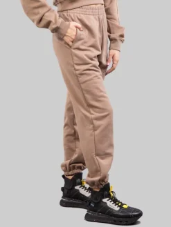 Online HINNOMINATE PANTALONI JOGGINGS IN FELPA Tortora