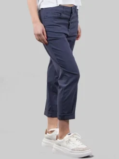 Clearance DONDUP PANTALONI KOONS LOOSE FIT CON BOTTONI GIOIELLO Blu