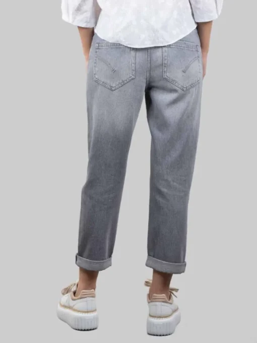 Online DONDUP PANTALONI KOONS GRIGI LOOSE FIT CON STRASS ALL OVER Grigio