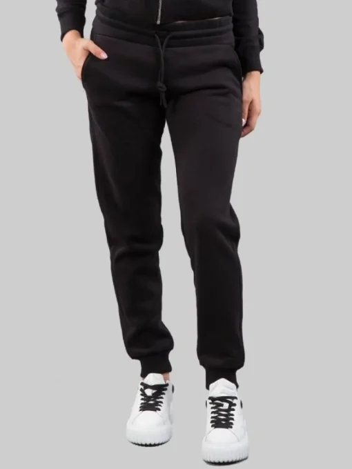 Best COLMAR ORIGINALS PANTALONI NERI IN COTONE INVERNALE CON LOGO COLMAR GLITTER Nero