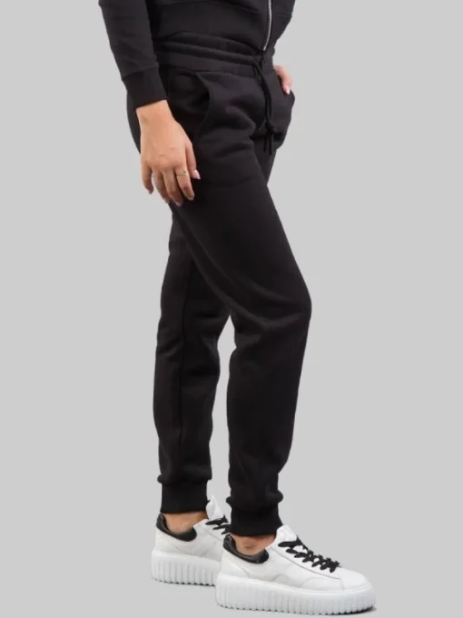 Best COLMAR ORIGINALS PANTALONI NERI IN COTONE INVERNALE CON LOGO COLMAR GLITTER Nero