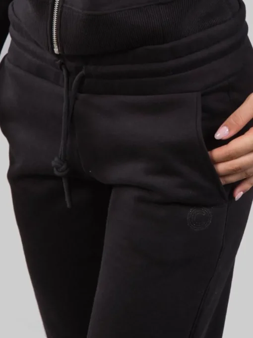 Best COLMAR ORIGINALS PANTALONI NERI IN COTONE INVERNALE CON LOGO COLMAR GLITTER Nero