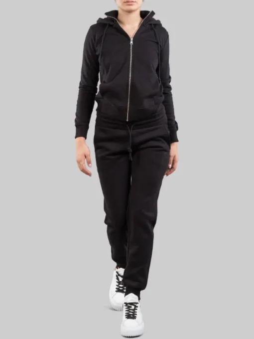 Best COLMAR ORIGINALS PANTALONI NERI IN COTONE INVERNALE CON LOGO COLMAR GLITTER Nero
