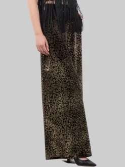 Discount PHO FIRENZE PANTALONI PALAZZO IN TESSUTO EFFETTO CINIGLIA Animalier