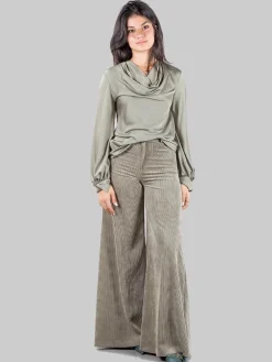 Online D.EXTERIOR Pantaloni palazzo in velluto