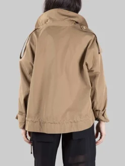 New PINKO PARKA CORTO POLIDORA IN COTONE TECNICO Verde