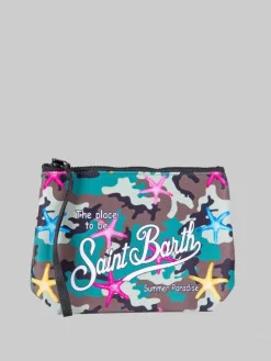 Best MC2 SAINT BARTH POCHETTE ALINE IN SCUBA CON STELLE MARINE Camouflage