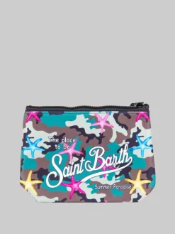 Best MC2 SAINT BARTH POCHETTE ALINE IN SCUBA CON STELLE MARINE Camouflage