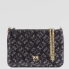 Discount PINKO Pochette monogram strass