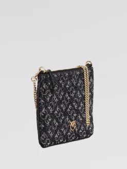 Discount PINKO Pochette monogram strass
