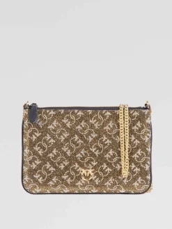 Best PINKO Pochette monogram strass