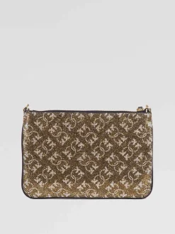 Best PINKO Pochette monogram strass