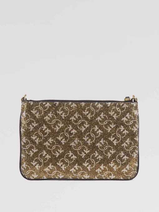 Best PINKO Pochette monogram strass