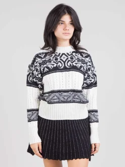 Clearance AKEP Pullover trecce e jaquard