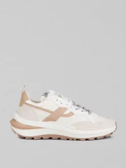 Best ASH RUNNERS IN PELLE E TELA Bianco