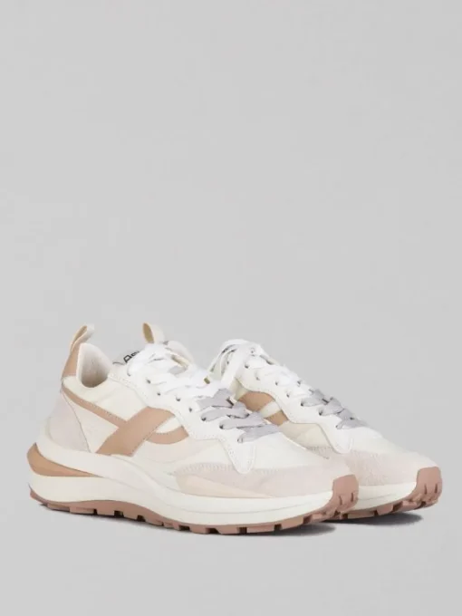 Best ASH RUNNERS IN PELLE E TELA Bianco