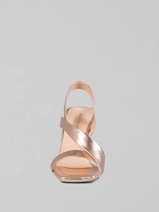 Clearance SERGIO CIMADAMORE SANDALI IN PELLE LAMINATA Oro