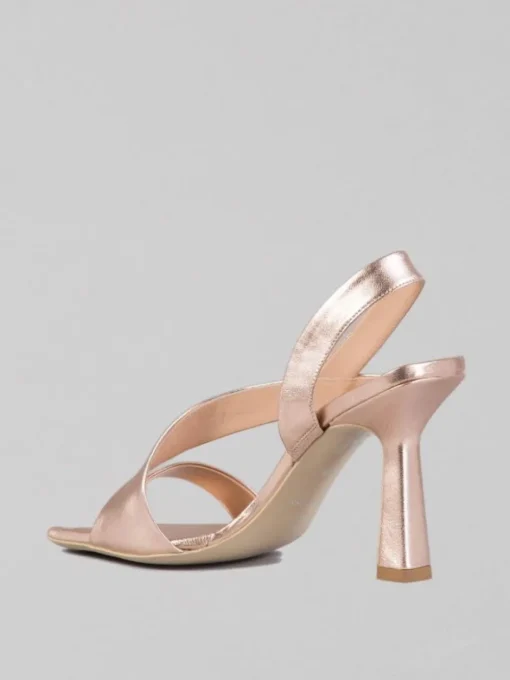 Clearance SERGIO CIMADAMORE SANDALI IN PELLE LAMINATA Oro