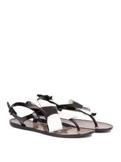 Clearance REDV SANDALI INFRADITO RED(V) CON FIOCCO E LATTE Nero