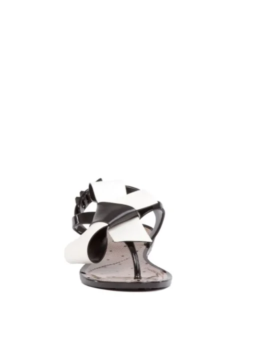Clearance REDV SANDALI INFRADITO RED(V) CON FIOCCO E LATTE Nero