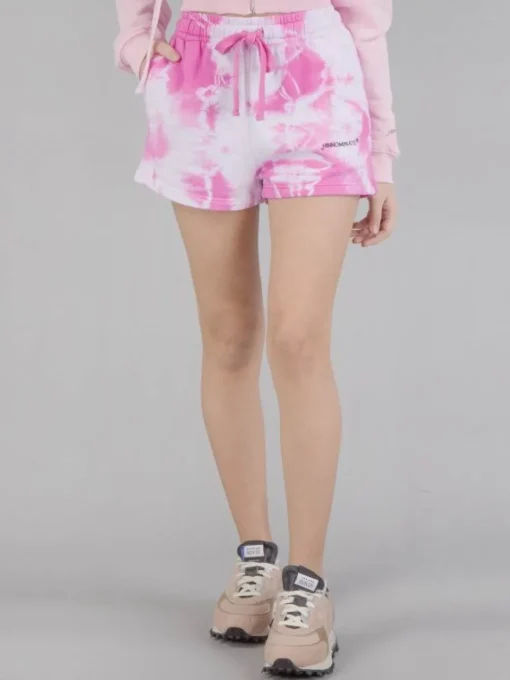 Outlet HINNOMINATE SHORTS IN FELPA A FANTASIA Rosa