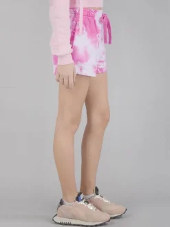 Outlet HINNOMINATE SHORTS IN FELPA A FANTASIA Rosa