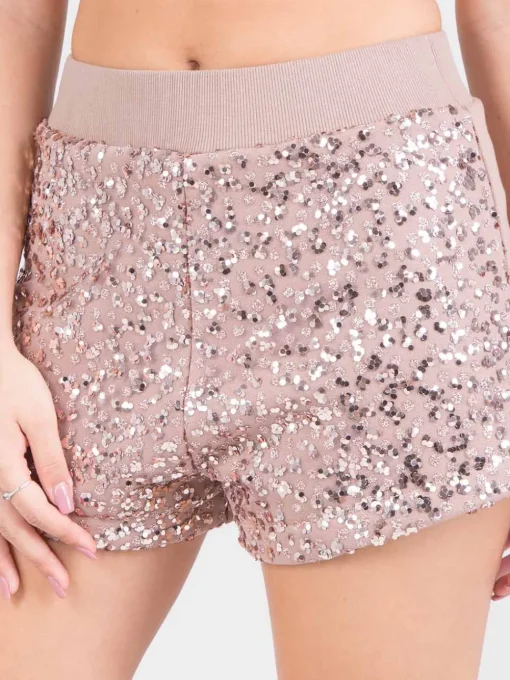 Outlet GINA GORGEOUS Shorts in glitter e paillettes