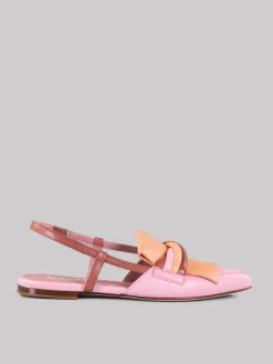 New LORENA PAGGI Slingback in pelle multicolore