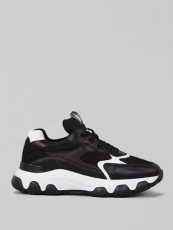 Online HOGAN SNEAKER HYPERACTIVE NERA CON DETTAGLI IN BIANCO Nero