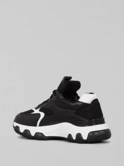 Online HOGAN SNEAKER HYPERACTIVE NERA CON DETTAGLI IN BIANCO Nero