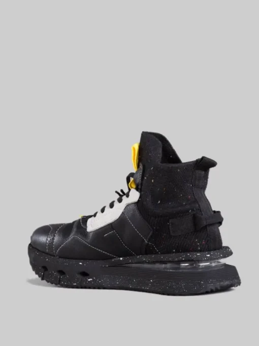 Outlet BARRACUDA SNEAKER NIKHO NERE IN TESSUTO ELASTICIZZATO E PELLE Nero