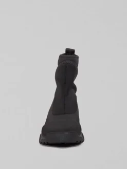 Discount PINKO STIVALETTI IN PELLE GOMMATA E NEOPRENE Nero