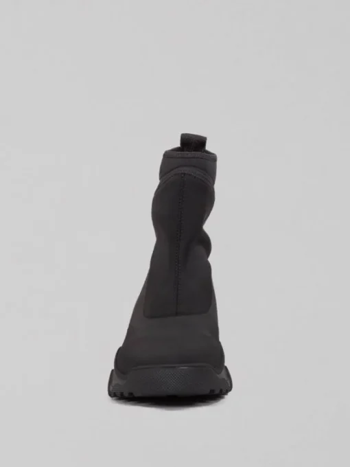 Discount PINKO STIVALETTI IN PELLE GOMMATA E NEOPRENE Nero