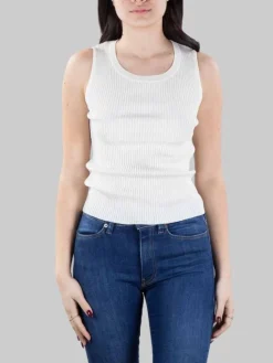 Hot PINKO TOP AGRIMONIO CON LOGO TRASPARENTE Bianco