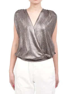 Clearance ANIYE BY TOP WILLA IN TESSUTO ELASTICIZZATO STAMPA GLITTER Nero