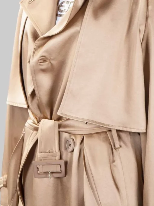 Clearance HERNO TRENCH IN MORBIDO TESSUTO RASATO CON CINTURA IN VITA Beige