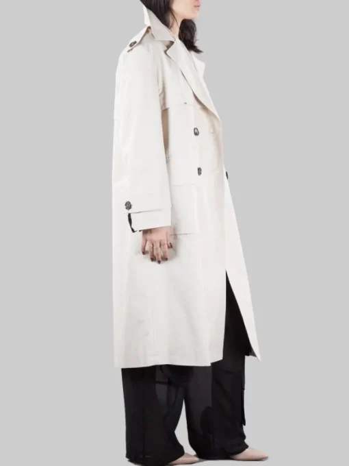 Best PINKO TRENCH TITANO IN COTONE TECNICO CON CINTURA Beige