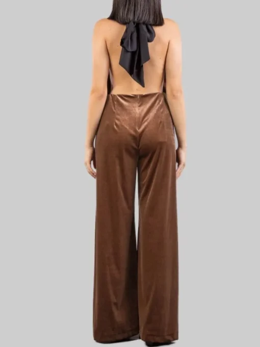 Fashion HANITA TUTA E NERA IN TESSUTO EFFETTO CINIGLIA Cammello